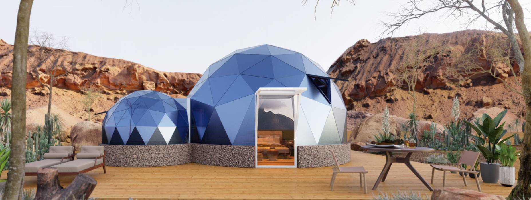 婺源县球形智能光伏玻璃星空房